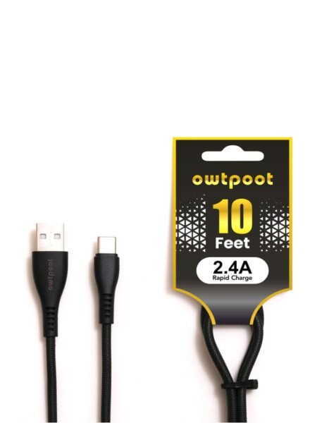 Wholesale USB Type C to Type A 10ft 2.4A Fast Charging Cable in USA