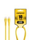 10 ft 24W Type C to Type C  fast Power/Charging Cable Bulk wholesale - Owtpoot